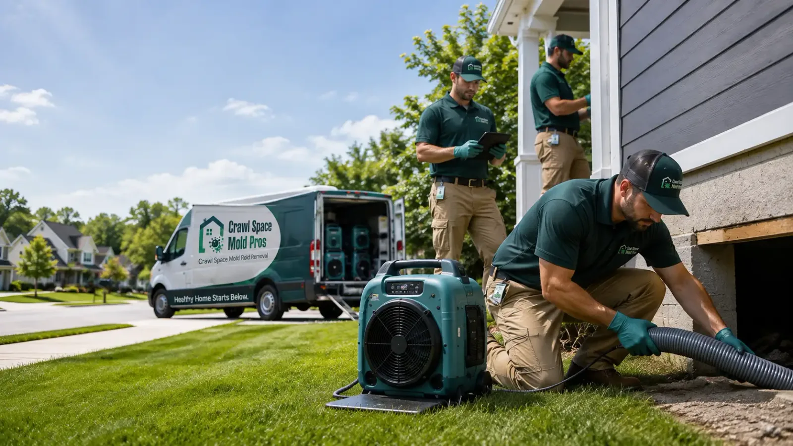 Crawl Space Mold Removal in Hamburg, MN